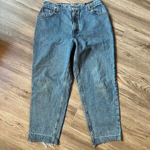 Levi's 550 Vintage Women's Relaxed Fit Tapered Leg Jeans Size 16